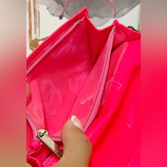 Chanel Long Wallet  Black Leather- authentic - Picture 12 of 14